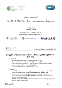 2017 ESCI Best Practices Awards -- title pages