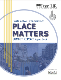 Sustainable Urbanization: Place Matters -- title page