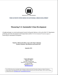 Measuring U.S. Sustainable Urban Development -- title page