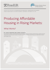 Producing Affordable Housing in Rising Markets: What Works?  -- title page