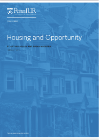 Housing and Opportunity -- title page