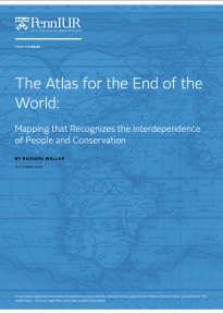 Atlas for the End of the World: Mapping that Recognizes Interdependence of People and Conservation -- title page