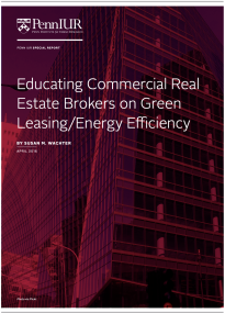 Educating Commercial Real Estate Brokers on Green Leasing / Energy Efficiency -- title page