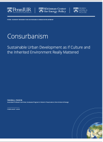 Consurbanism: Sustainable Urban Development as if Culture and the Inherited Environment Really Mattered -- title page