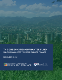 Green Cities Guarantee Fund report cover