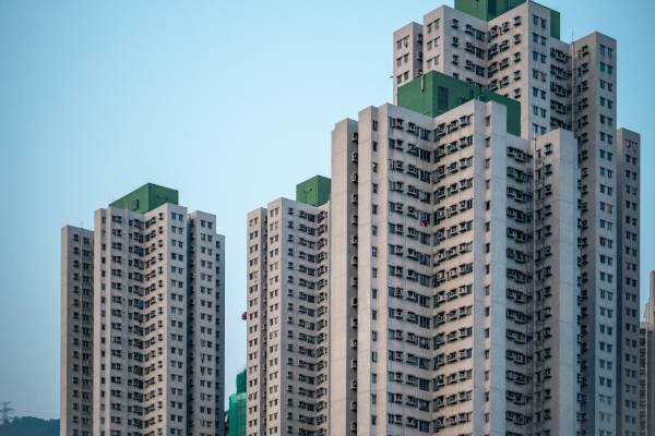 Apartment buildings - photo by Jamie Street